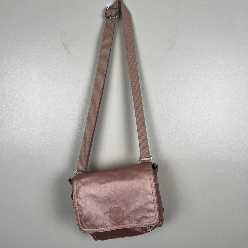 Kipling‎ KI0954 Alexis Crossbody Shoulder Bag Polyamide Starry Gold Metallic
